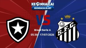 Soi Kèo Botafogo vs Santos 05h30 17/07/2026 - Brazil Serie A