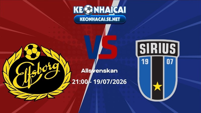 Soi Kèo Elfsborg vs Sirius 21h00 19/07/2026 - Allsvenskan